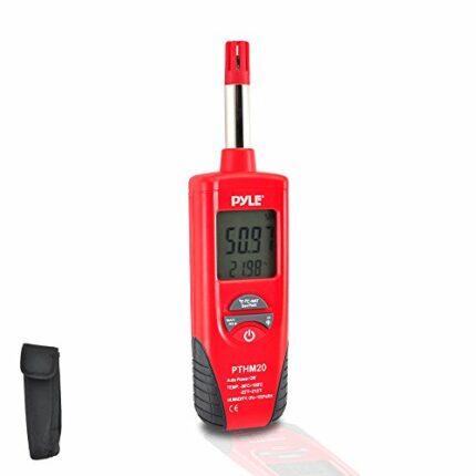 Pyle Temperature and Humidity Meter with Dew Point and Wet Bulb