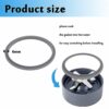 2pcs Blender Seal Rings for Breville Blend Active,Blender Gaskets with Lip,Silicone Seal Rings,Gaskets Rubber,Compatible with Nutri Bullet 900W &