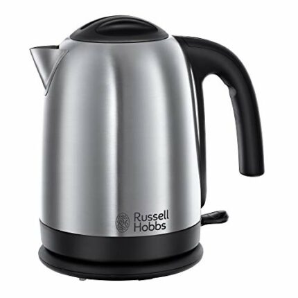 Russell Hobbs Cambridge 1.7 Litre, 3000 W Kettle 20070, Brushed Stainless Steel Silver Kettle