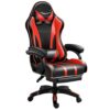 FMXQYH Gaming Chair with Footrest for Adults, Office Chairs with Height Adjustable, Ergonomic Computer Chair Can Be Home Office & Playing Games