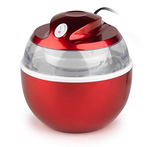 American Originals EK2208AOAR Ice Cream Maker – Frozen Yoghurt, Gelato, Sorbet Machine, 0.6 L Freezing Bowl, Small Countertop Compact Freezer Des