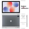 SGIN Tablet 6GB RAM 128GB ROM（TF 512GB） 10.1 lnch android 11 T618 Octa-Core 2.0GHz 1920x1200 4GWIFI BT5.0 GPS 7000mAh Gray