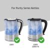 SPARES2GO Anti-Scale Filter Compatible with Russell Hobbs 22850 22851 Purity Kettle (White)