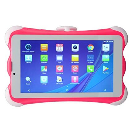 7 Inch HD Kids Tablet, Dual SIM Calling Tablet, 3GB RAM 32GB ROM, Eye Protection Display, WiFi, BT, 2MP Camera, Android 6.0, Educational, Games,