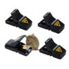 UFLIX Reusable Mouse Traps for Indoors and Outdoors That Kill Instantly | Effective Mice traps for indoors and a highly Sensitive Rodent repellen