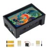 4.3inch DSI LCD Display with Case for Raspberry Pi 4B, 800×480 Capacitive Touchscreen MIPI DSI Display Support Raspbian/Ubuntu/Kali/Retropie/WIN1