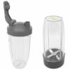 32oz Juicer Cups Compatible with NutriBullet 600W/ 900W Blender, Clear Mugs Replacement Parts Accessories, Cup for Nutri Bullet 600 Series and 90
