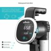 Wancle Sous Vide Precision Cooker Immersion Circulator, Black-Classic