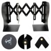 Homoyoyo Fold Up Table Adjustable Table Desktop Folding Bookshelf Expandable Bookends Tabletop Book Storage Display Rack Retractable Magazine for