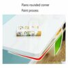 ZAKSEM Desk Perfect addition to Home Office/Laundry/Home Bar Small Folding Wall Table Fold Down Wall Mount Pink-70 50cm