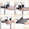 Stand Steady 25" Clamp On Keyboard Tray | Easy Attachable Keyboard Drawer for Small Spaces | Quick 5 Minute Assembly | No Need to Drill into Desk