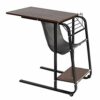 EYHLKM Height-adjustable Sitting Workstation, Mobile Standing Desk, Double-faced Standing Computer Desk for Home Office