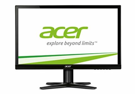 Acer G226HQLHbid 21.5" FHD Widescreen LED CrystalBrite ZeroFrame EcoDisplay Monitor 8ms 100M:1, DVI HDMI