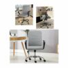 ZCMEB Office Chair Desk Chair with Seat Slide, Height Adjustable Arms, Features Include Pump Up Lumbar Support