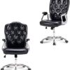 ZXFYHD Desk Chair,Office Chair Ergonomic Computer Chair Home Backrest Work Game Chair Upholstered Seat Stump Home Lifting Rotating Stool Chair