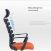 WALNUT Home Computer Chair to Work in an Office Chair Staff Member Chair Netting Lift Swivel Chair Lift Student Dormitory Chair (Color : A)
