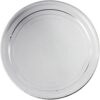SPARES2GO Smooth Glass Turntable Plate Compatible with AEG Microwave Oven (270mm)