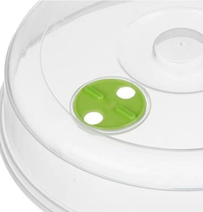 U-COOK Microwave Plate Cover Lid (5 Piece Set) - Dish Cover with Splatter Protection Guard, Steam Ventilation - Mixed Sizes For Large & Small Pla