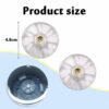 2pcs Top Base Gear,Top Base Plastic Gear Replacement Parts,Plastic Compatible Top Base Gear Replacement Spare Parts for Nutribullet,Compatible fo