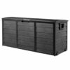 LUKEO Garden Furniture Storage Box Outdoor Furniture 290 L Protective Cover Garden Deck Box Cabinet Cover Waterproof Durable Storage