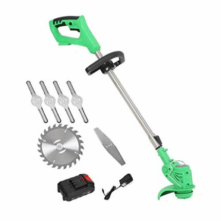 FSCLJ Lawn Mower Electric Cordless Grass Trimmer Handheld Multifunctional Portable Outdoor Trimmer, for Garden Courtyard Lawn Orchard