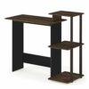 Furinno Efficient Home Laptop Notebook Computer Desk, Study Desk, Writing Desk, Sonoma Oak/White, 100.6 (W) x 85.3 (H) x 39.6 (D) cm