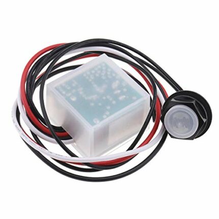 Dusk to Dawn Photoelectric Sensor, with 20mm Thread IP65 for Wall Pack Bulkhead Barn Light DIY Repairing Replacing