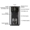 Aqua Optima Aurora Instant Hot & Cold Filter Water Dispenser, 3.8L Capacity, Includes 1 x 30 Day Evolve+ Water Filter for Reduction Of Microplast