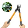 AIRAJ Bypass Loppers, More Power Less Effort Branch Lopper, Hardened Steel Blades with Non-Stick Coating,Bypass Loppers and Tree Trimmer Length: