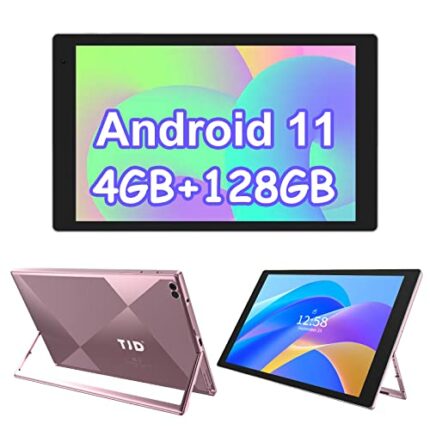 Android Tablet 10.1 inch,4GB RAM,128GB ROM (512GB Expandable),6000mAh Battery,Android 11 Google GMS Tablet,2MP Front Camera, 8MP Rear Camera,WiFi