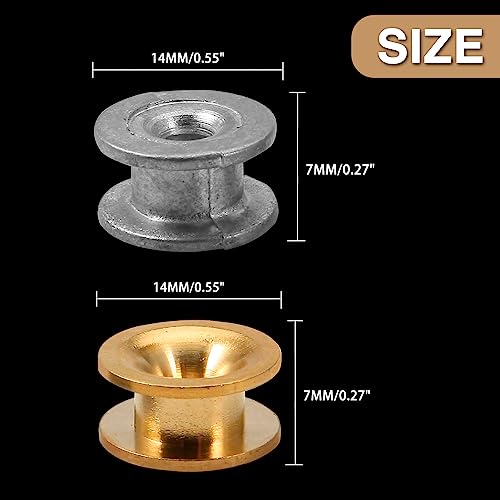 LEONTOOL 12pcs Grass Trimmer Head Eyelets Sleeve Mowing Head Eyelet Sleeve Trimmer Cutter Universal Mower Accessories Lawn Mower Parts for Lawn G