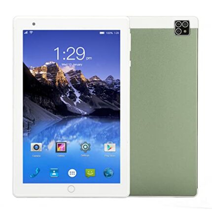 Asixxsix 8 inch Android Tablet, 4GB+64GB Octa Core 8800mAh IPS HD Display Android 10 Tablets Dual Camera with Dual Speakers, Bluetooth, 2.4GHz Wi