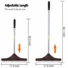 WINSLOW & ROSS Artificial Grass Rake - Astro Turf Rake with Telescopic Handle & Soft Nylon Brush, Fake Rake for Lawns, Leaves, Soil, Pet Hair and