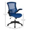 Flash Furniture Office Chair, 64.77 x 62.23 x 104.78 cm