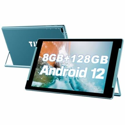 10 inch Tablet, Android 12 Tablets, 8GB RAM 128GB ROM(512GB Expandable), HD IPS Screen,2MP+8MP Dual Camera,Wi-Fi, Bluetooth 5.0, 6000mAh Battery,