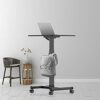 WALNUT Black Office Computer Desk, Folding Laptop Shelf Table Can Be Raised and Lowered