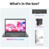 SGIN 15.6" Laptop 8GB RAM 256GB SSD Storage(TF Card 512GB), Celeron Quad-Core, Full Size Keyboard, PC Notebook with 2xUSB 3.0, Dual Band WiFi, Bl