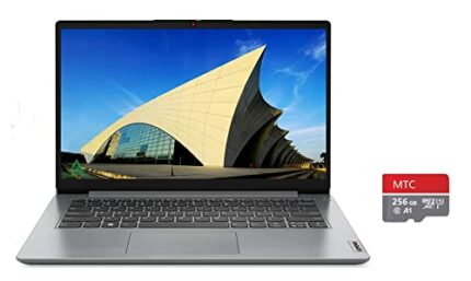 Lenovo IdeaPad 1i Thin Light Laptop, 14" HD Dispay, Intel Pentium N5030(up to 3.10 GHz), Intel UHD Graphics, 4GB RAM, 384GB Storage (128GB eMMC+M