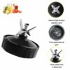 [ New Model] Replacement Blender Blade for Ninja Accessories, Only Compatible with Nutri Ninja Foodi Power Blender SS300, SS300C, SS351, SS351C,