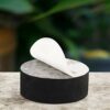 BELLE VOUS 50 Pack Invisible Plant Pot Feet - Invisible Black Flower Pot Risers - Non-Slip with Strong Self Adhesive Pads for Medium and Large Si