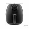 Chefman TurboFry 3.5 Litre Air Fryer Oven w/ Dishwasher-safe Basket and Dual-control Temperature, 60-minute Timer & 15-cup Capacity, BPA-free, Ma