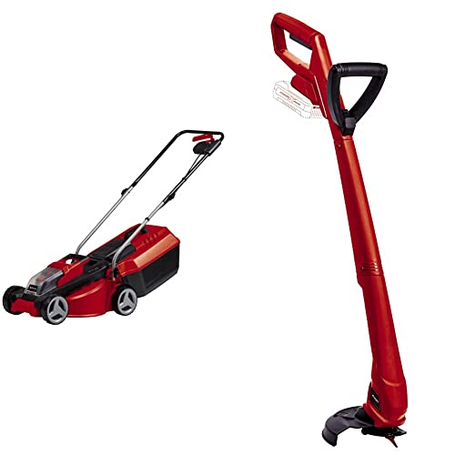 Einhell Power X-Change 18/30 Cordless Lawnmower - 18V, Brushless Motor, 30cm Cutting Width, 25L Grass Box, 3 Cutting Heights & Power X-Change 18/