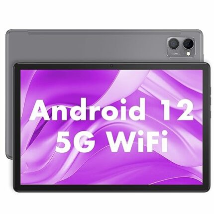 VASOUN 4G Phone Tablet 10 inch Tablet Android 12, 128GB RAM, 12GB (+6GB Expand), Octa-Core Processor, 1920x1200 FHD IPS Screen, 13MP Rear Camera,
