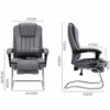 WALNUT Ergonomic Office Recliner Chair with Lumbar Support Modern Simple Leisure Chair Study Chair Fabric Office Chair Bow Chair (Color : Gray)
