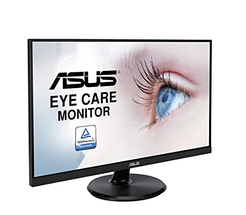 ASUS VA27DCP Eye Care Monitor – 27 inch, Full HD, IPS, Frameless, USB-C, 65W PD, 75Hz, Adaptive-Sync/FreeSync, Low Blue Light, Flicker Free, Wa