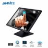 Anmite Desktop Touchscreen LCD Monitor - 19-Inch - Resistive Touch Monitor Black HDMI/VGA