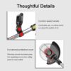 20V Cordless Trimmer, Adjustable Telescoping Handle Home Push Weeder With 6.1Ah Battery And Charger 20cm Cutting Width Adjustable Machine Head Li