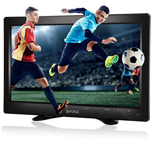 BHVNA 10.1 Inch Small Portable Monito CCTV with HDMI、VGA、AV、BNC、USB Multifunction Interface LED Screen PC Mini Monitor 1024x600 Resolution Built-