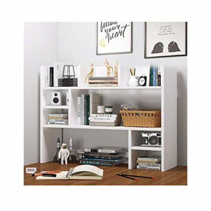 WXJLYZRCXK Bookcases Wood Desktop Bookshelf Office Storage Rack Desk Organizer Literature Photo Display Shelf Home Decoration Countertop Bookcase