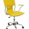 Piqueras and Crespo 214 – Ergonomic Office Chair with Fixed Arms, Adjustable Height and 360 Degree Rotating